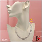 Ametist Kırık Doğal Taş Kadın Kolye - 1