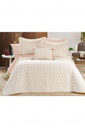 Brillance Çift Kişilik Yatak Örtüsü Krem Pudra thumbnail 3