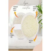 Doğal Kabak Lifi Yüz Kesesi Peeling Etkili Yüz Kabak Lifi Kesesi - 1