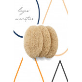 Yüz Peeling Diski 3'lü Loofah Yüz Kabak Lifi Kesesi - 1