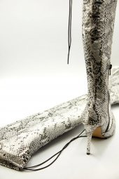 Yılan Derisi Kadın Çizme - 5