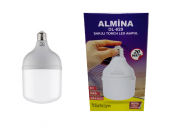 WINLIGHT 20 Watt Torch Şarjlı Led Ampul Elektik Kesilince Yanan - 1