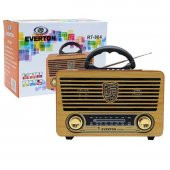 GOLD HTC Rt-864 Nostaji Görünümlü Bluetoothlu Kumandalı Radyo - 1