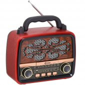 EVERTON RT-880Usb Sd Fm Bluetooth Lu Şarjlı Nostaljik Radyo Mg-860 Bt - 1