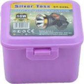 Silver Toss 10 Watt Kafa Lambası Güçlü Lityum Pil Çift Kademe - 4