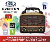 Nostaljik Radyo Mp3 Çalar Everton Rt-880 Bluetooth Usb/Sd/Aux/Fm - 4