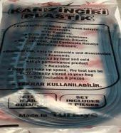 Araç Oto 8 Adet Plastik Lastik Kar Zinciri Araç Paleti - 5