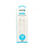 Factor M Type-­C Data Şarj Kablo 2.4A 1.5m thumbnail 1