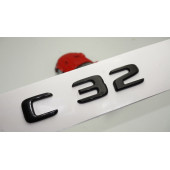 C 32 Bagaj Parlak Siyah ABS 3M 3D Yazı Logo - 1