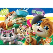 KS Games 100 Parça Puzzle 44 Cats Lisanslı Ürün thumbnail 2