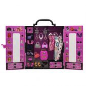 Pembe GarBeauty Fashion Çantalı Giysi Dolabı 30+ Kıyafet Ayakkabı - 2