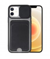 İphone 12 - Cüzdanlı - Kamera Korumalı thumbnail 1
