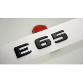 E 65 Bagaj Parlak Siyah ABS 3M 3D Yazı Logo - 1