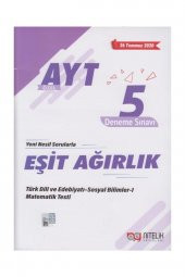 AYT Eşit Ağırlık Özel 5 Deneme Sınavı Nitelik Yayınları - 1