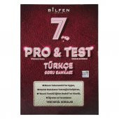 BİLFEN 7. SINIF PRO & TEST TÜRKÇE SORU BANKASI 2020 - 1