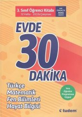 Tudem 3. Sınıf Evde 30 Dakika Türkçe Matematik Fen Bilimleri Hayat Bilgisi Soru Ev Çalışması Yeni 20 - 1