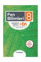 8. Sınıf Fen Bilimleri Kazanım Odaklı HBA Tudem Yayınları - 1