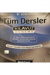 Tudem - Bloktest 8.sınıf Tüm Dersler Kılavuz Deneme - 1