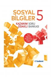 5. Sınıf Sosyal Bilgiler Kazanım Odaklı Soru Bankası Tudem Yayınları - 1