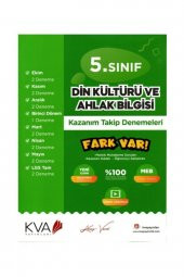 5. Sınıf Din Kültürü ve Ahlak Bilgisi Fark Var Kazanım Takip Denemeleri Koray Varol Akademi - 1