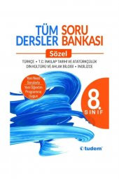 8.Sınıf Tüm Dersler Sözel Soru Bankası Tudem Eğitim - 1