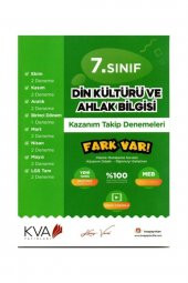 7. Sınıf Din Kültürü ve Ahlak Bilgisi Fark Var Kazanım Takip Denemeleri Koray Varol Akademi - 1