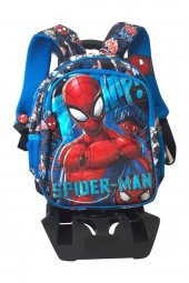 Frocx Spiderman Çekcekli Ilkokul Çantası Salto Stand Ta - 1