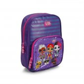 L.O.L Anaokul Sırt Çantası Çizgili Mor 9749 thumbnail 2