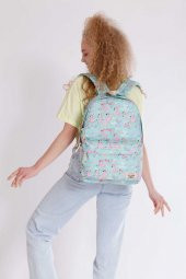 Nature Okul Çantası 41x24x18 Mint Flamingo (k1319) thumbnail 4