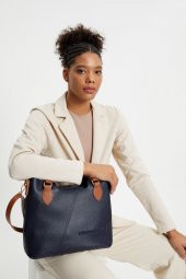 Lumberjack LMBYÇ21709 Kadın Çantası Lacivert Taba - 1