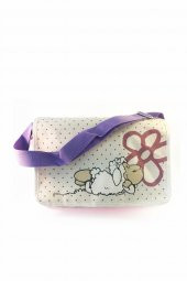 Nicci Jollu Rosa Peluş Omuz Çantası Büyük - 1