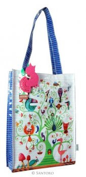 Santoro Gorjuss Eclectic Coated Shopper Bag - Tree Of Life - 1