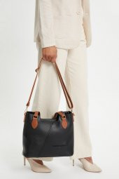 Lumberjack LMBYÇ21707 Kadın Çantası Siyah Taba - 3