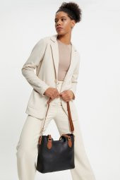 Lumberjack LMBYÇ21707 Kadın Çantası Siyah Taba - 4