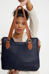 Lumberjack LMBYÇ21709 Kadın Çantası Lacivert Taba - 4