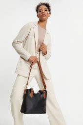 Lumberjack LMBYÇ21707 Kadın Çantası Siyah Taba - 5