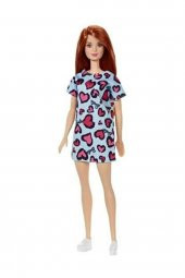Barbie Şık Barbie Mavi Kalpli Elbise T7439 GHW48 - 1