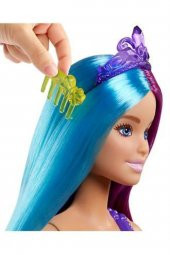 Barbie Dreamtopia Uzun Saçlı Bebek GTF37-GTF39 - 4