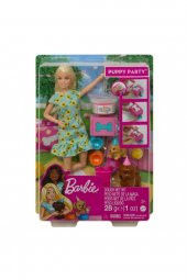 Barbie Bebek ve Köpek Partisi Oyun Seti GXV75 - 1