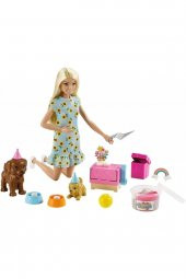 Barbie Bebek ve Köpek Partisi Oyun Seti GXV75 - 2
