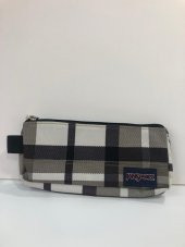 Jansport Jtms9 Basic Pencil Case White New Storm Grey - 1