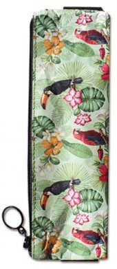 TYVEK KALEM ÇANTASI LASTİKLİ / PARADISE BIRDS thumbnail 2