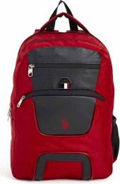 U.S. Polo Assn. Polo Kırmızı-Siyah Okul Çantası PLÇAN22197 thumbnail 1
