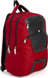 U.S. Polo Assn. Polo Kırmızı-Siyah Okul Çantası PLÇAN22197 thumbnail 2