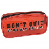 Pape Şeffaf Kırmızı Kalem Kutu Dont Quit 17501 - 1