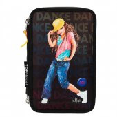 Top Model Triple Pencil Case Led Dance 3 Katlı Dolu Kalem Kutu - 1