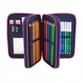 Topmodel 3 Katlı Dolu Kalem Çantası 8708 thumbnail 2