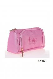 Kaukko Sparkle Plump Kalem Çantası Pembe K2307 thumbnail 1