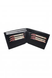 US Polo Assn Hakiki Deri Lacivert Erkek Cüzdan PLCZ8408 - 2