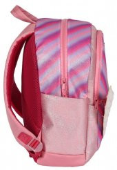 Miss Mirella Kanatlı Simli Lüks İlkokul ve Günlük Sırt Çantası - Kız Çocuk - Pembe thumbnail 2